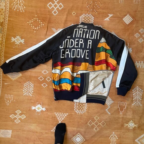Sacai x Funkadelic Reversible Bomber Jacket – “One Nation Under a Groove” Sz 4 - Picture 8 of 10